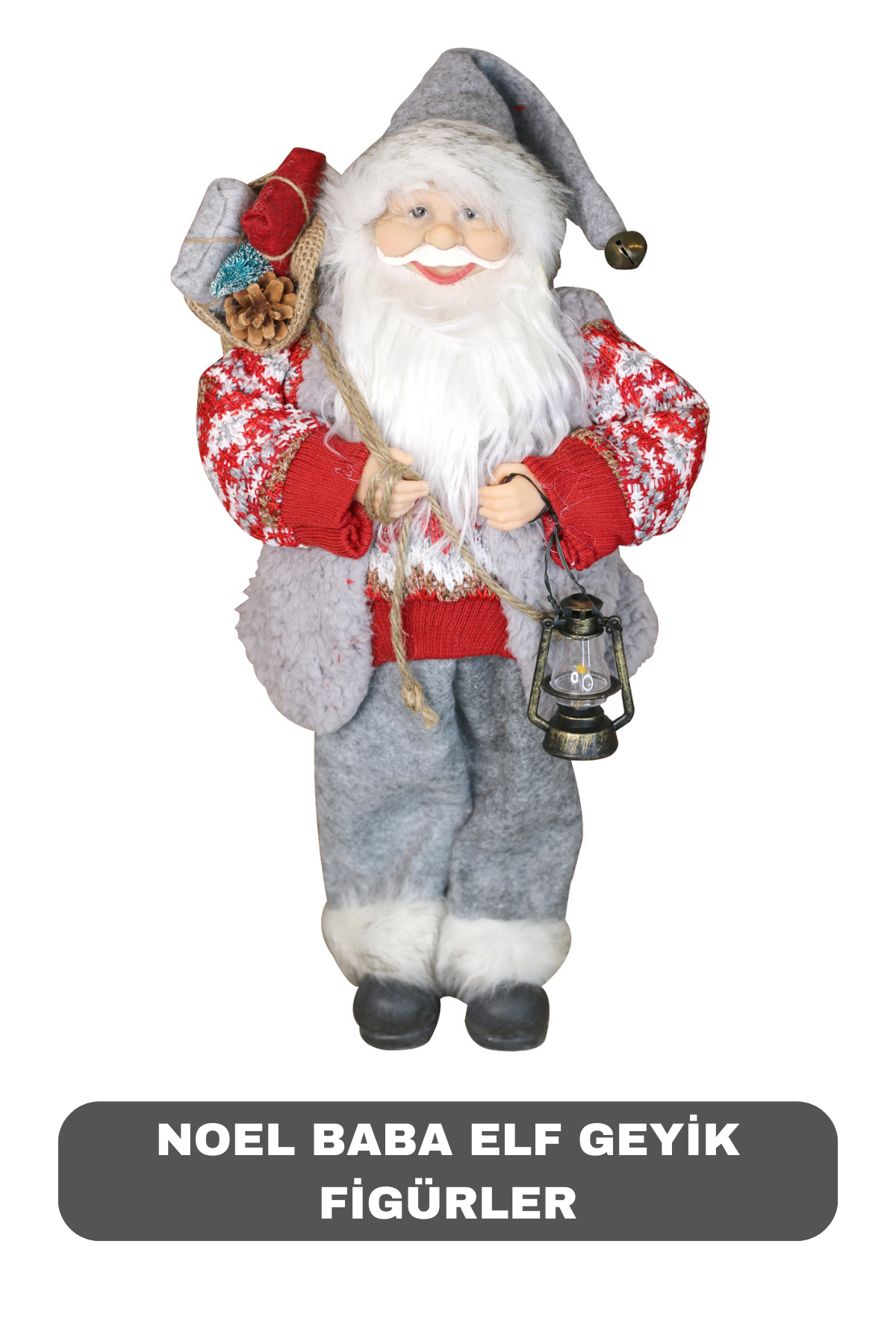 Noel Baba Elf Geyik Figürler