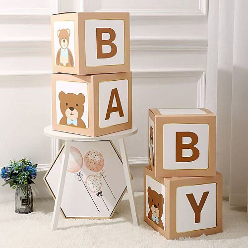 Baby Set Kutu 30*30 cm 4 lu set KTU/BABY 04 - 