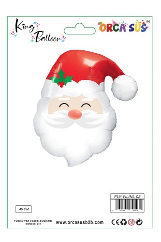 Noel figrü balon FLY-YIL/NL02 NOEL KAFA 45*67 CM - 