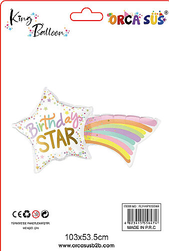 Star Yıldız Folyo balon FLY-HPY/STAR - 